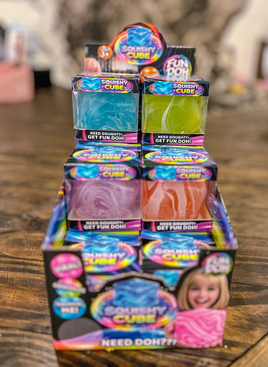 Fun Doh Swirl Cube Squishy