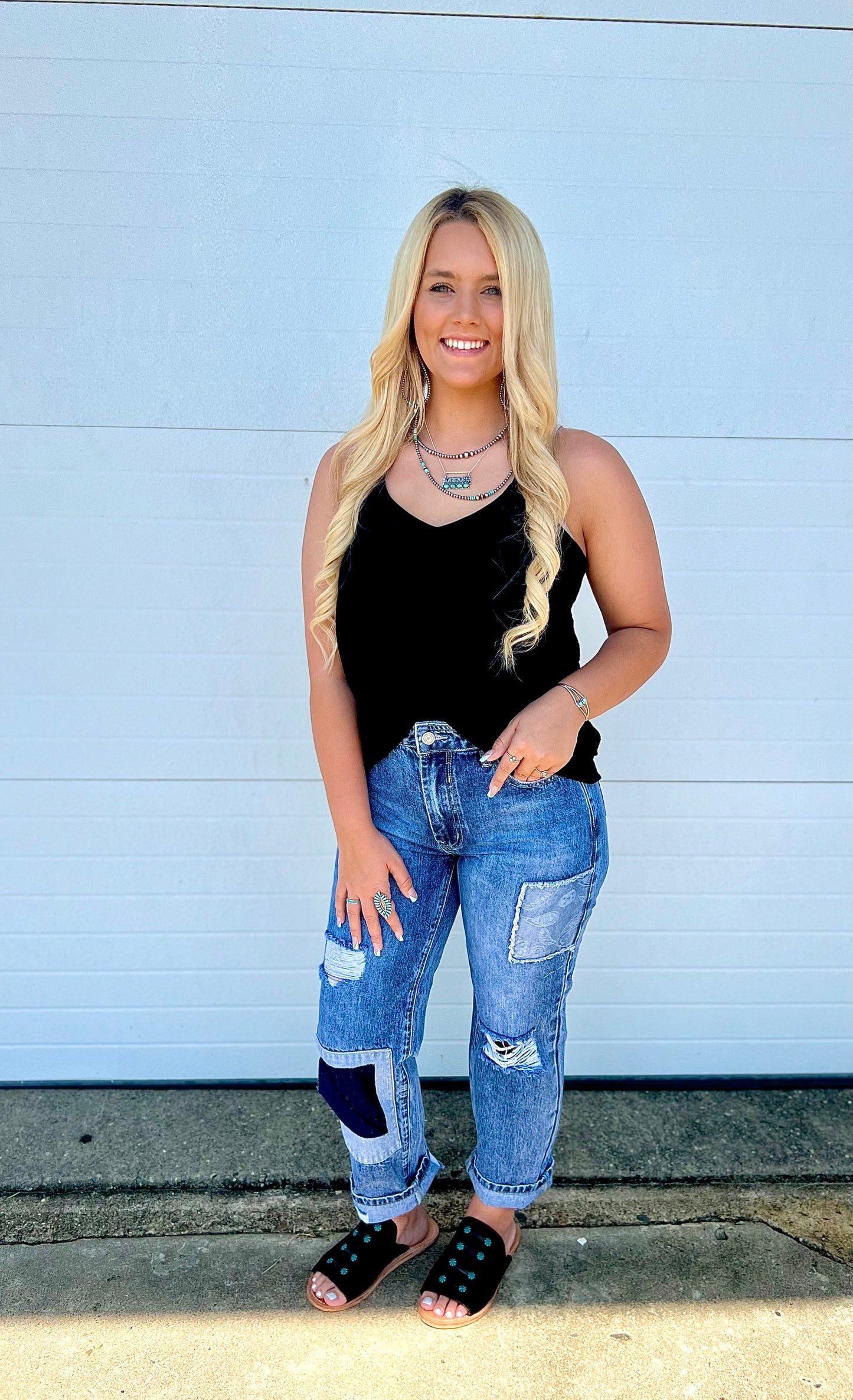 Jackie Patchwork Jeans