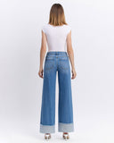 The Adore You Cuffed Wide Jeans