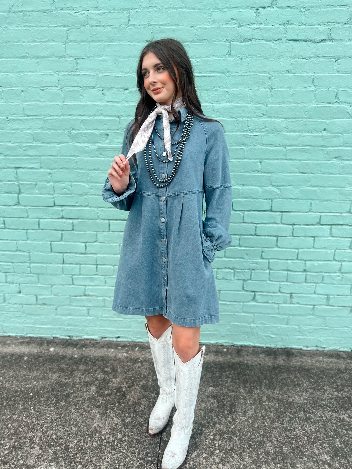 Desirae Denim Dress