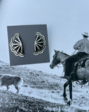 Half Concho Earrings
