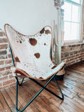 Cowhide Butterfly Chair *Brown/Red