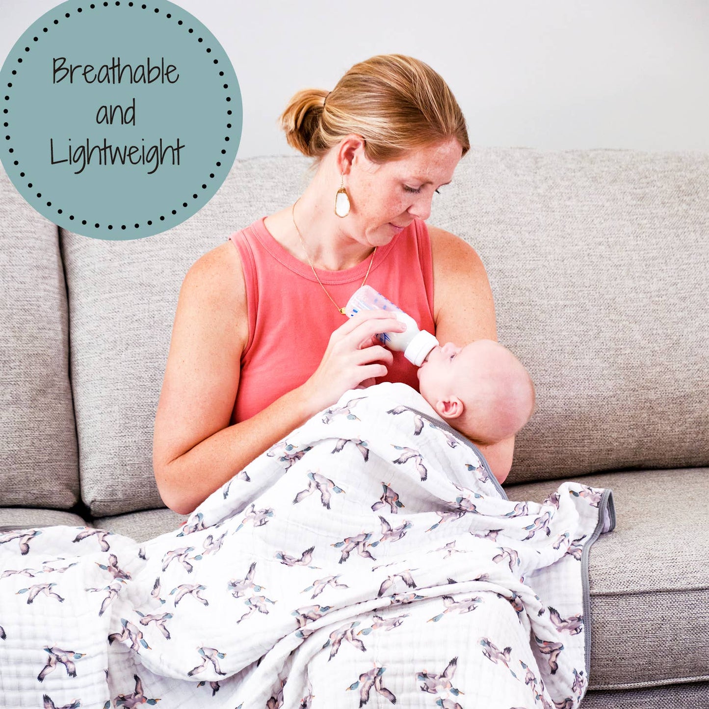 Quackin'up Muslin Quilt Baby & Kids Blanket