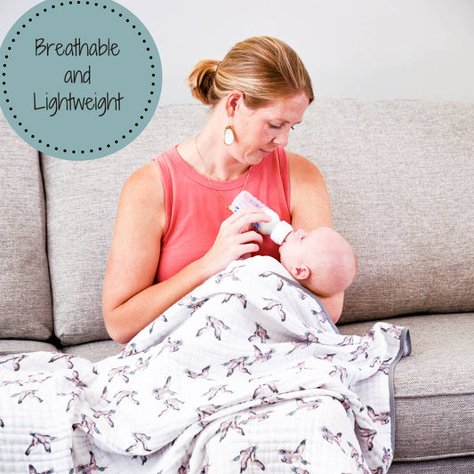 Quackin'up Muslin Quilt Baby & Kids Blanket