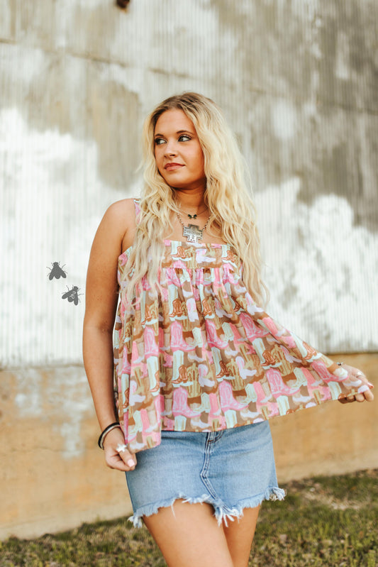 Rodeo Ruffles Top
