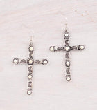 Cross Dangle Earrings