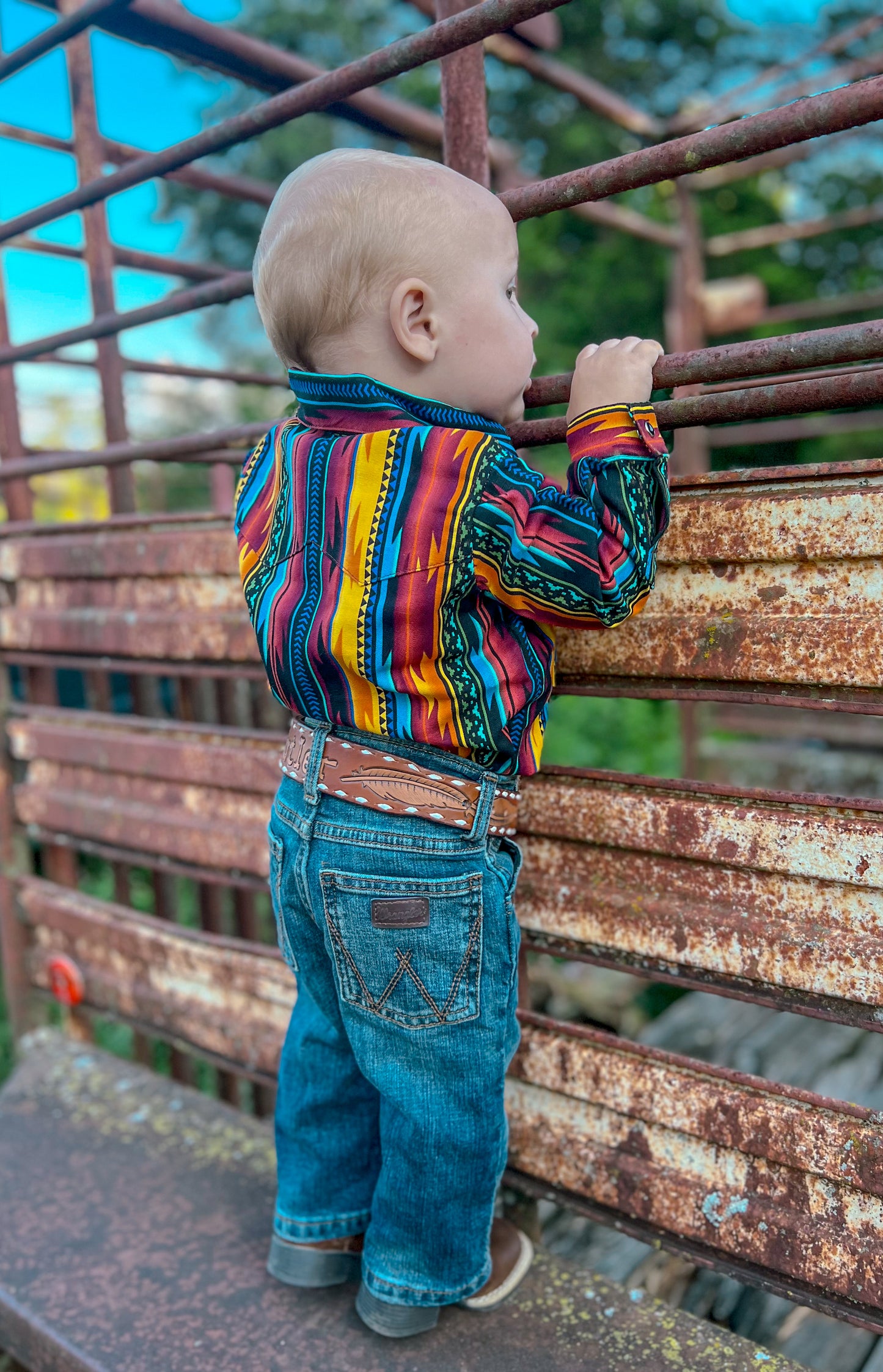 Kids Waddie Button Up
