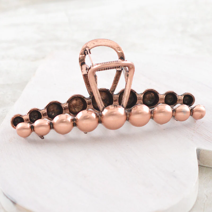 Metal Matte Finish Hair Claw Clip