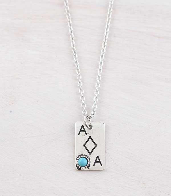 Ace Card Necklace