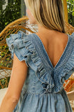 The Darby Denim Top