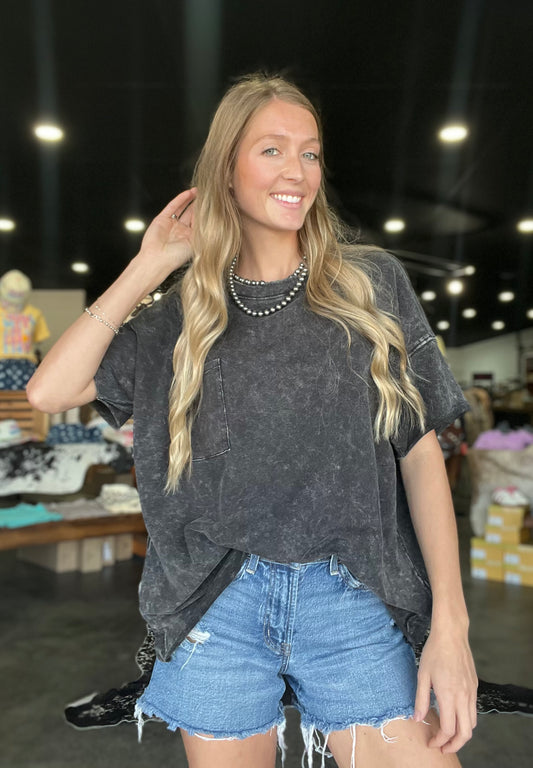 The Tilley Top *Ash Black