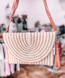 Straw Clutch Crossbody