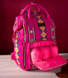 Pink Wrangler Aztec Diaper Bag