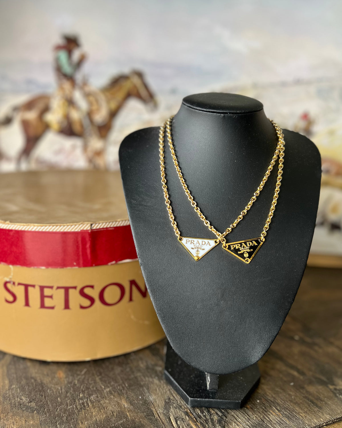 V2 Designs Gold Prada Necklace