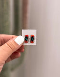 Beaded Stud Earrings