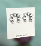 White Buffalo Naja Earrings