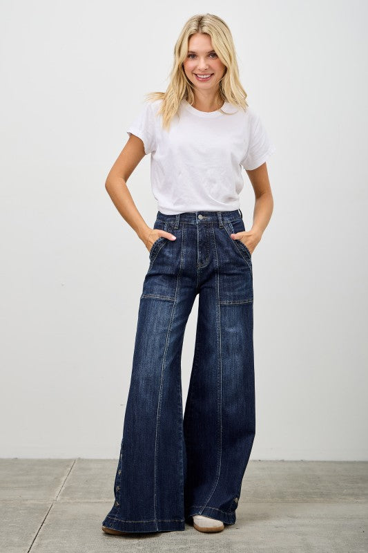 The Skylie Wide Leg Jeans