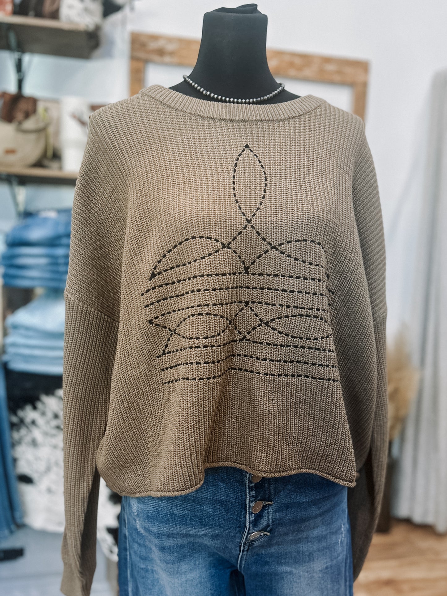 Nova Boot Stitch Sweater