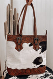 Rio Cowhide & Tooled Leather Purse