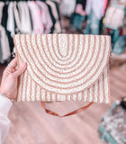 Straw Clutch Crossbody