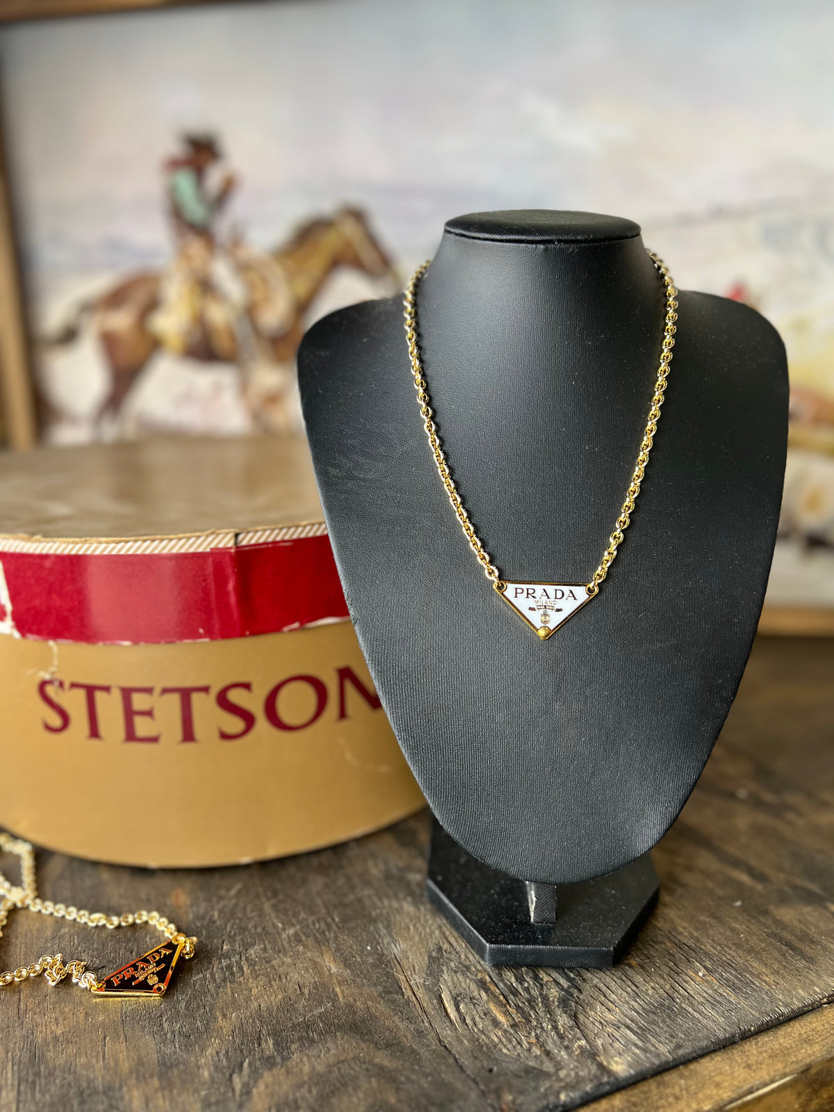 V2 Designs Gold Prada Necklace