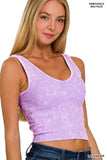 Mineral Wash Padded Tank Top (More Colors)