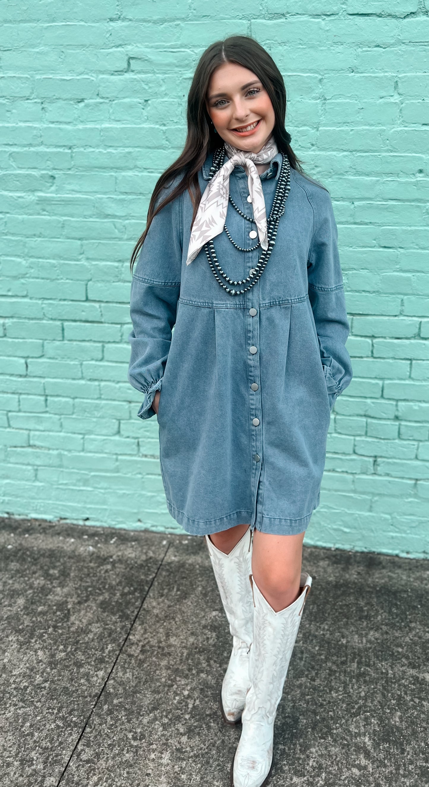Desirae Denim Dress