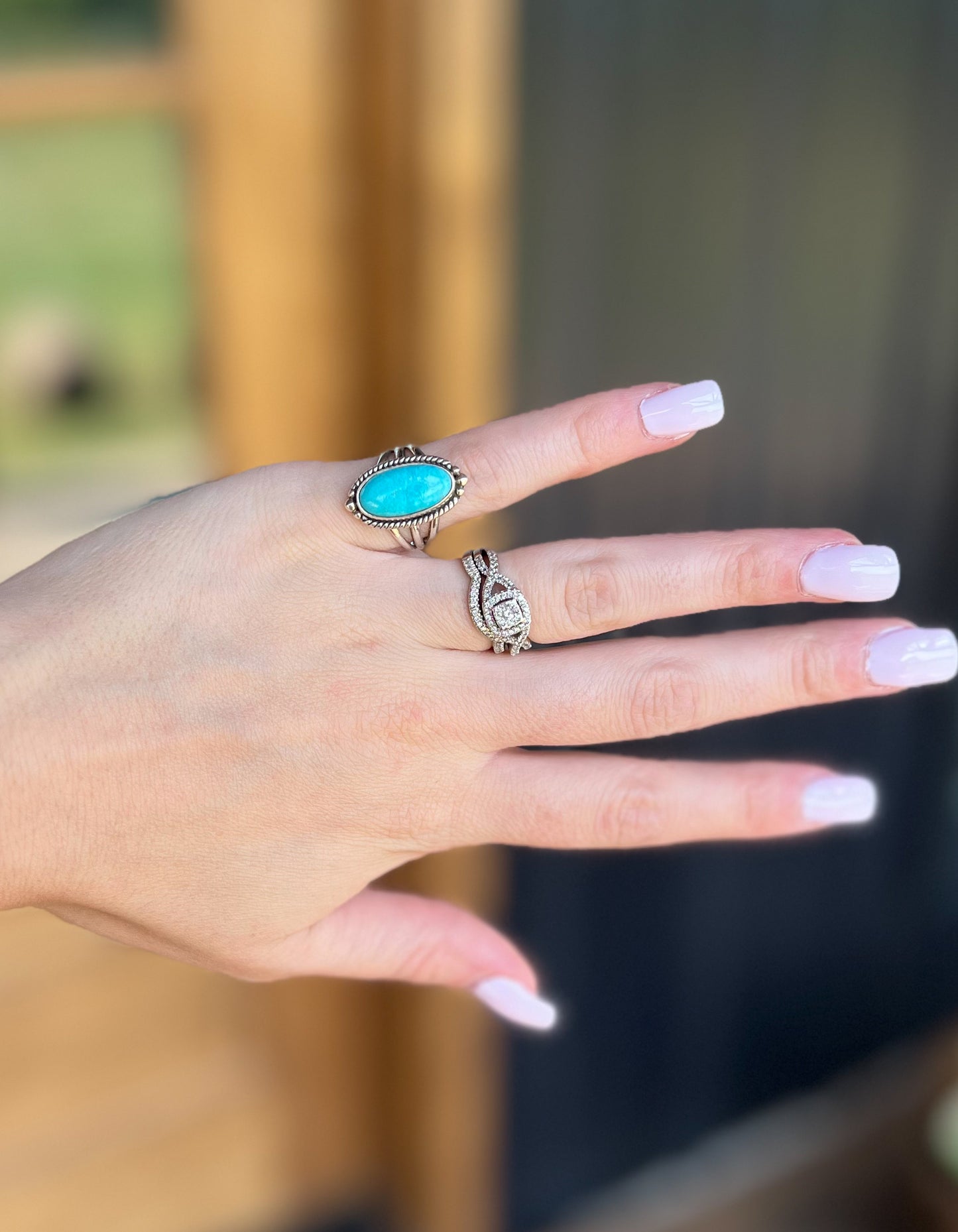 Kingman Turquoise Ring Size 6