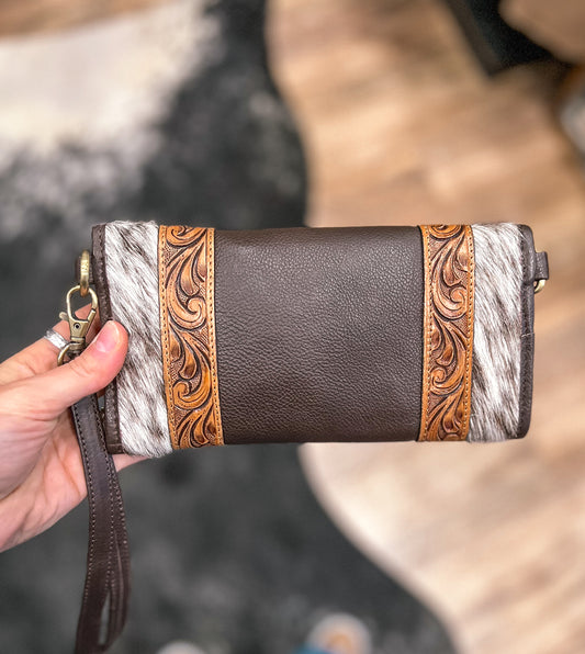 Boot Stitch Cowhide Wallet