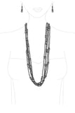 5 Strand Multi Layer Navajo Bead Necklace Set