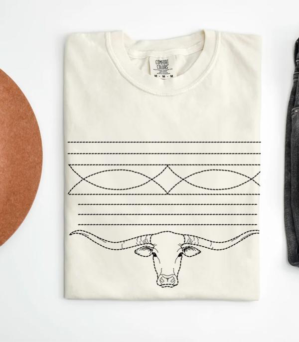 Boot Stitch CC Graphic Tee * Ivory