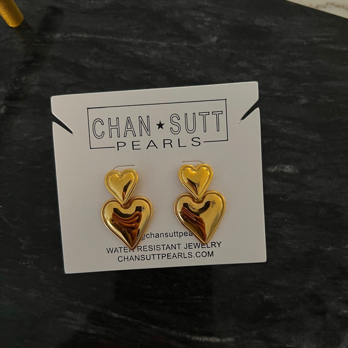 Double Heart Earrings