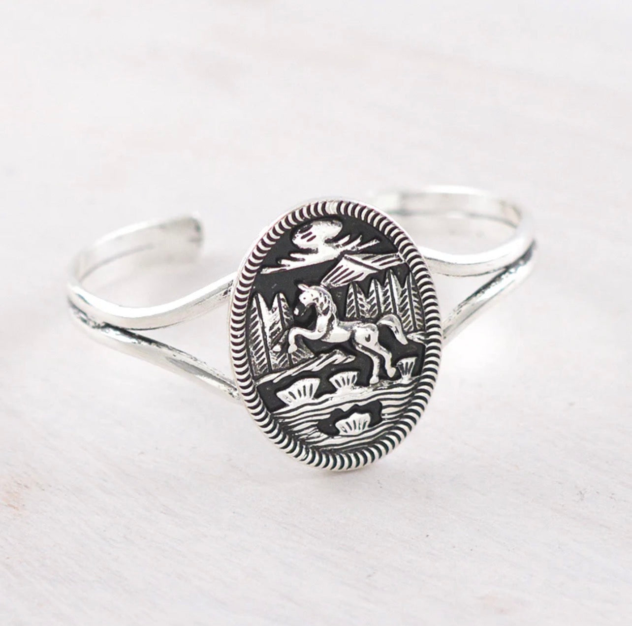 Horse Cuff Bracelet