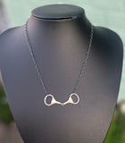 Sterling Silver Snaffle Bit Necklace