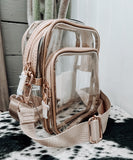 Clear Guitar Strap Crossbody Bag