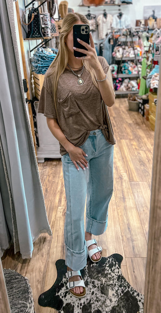 The Mel Top *Mocha