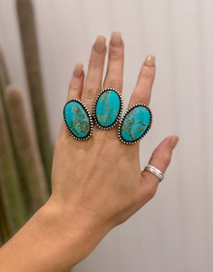 Kingman Turquoise Oval Ring