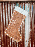 Tooled Leather & Cowhide Stocking