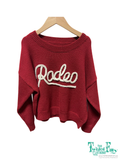 Red Rodeo Sweater- Toddler/Kids
