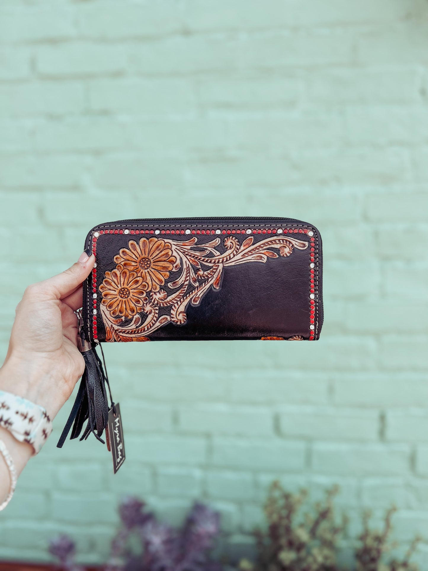 Cavender Trail Hand-Tooled Wallet