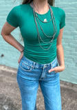Back to Basics Seamless Top *Green