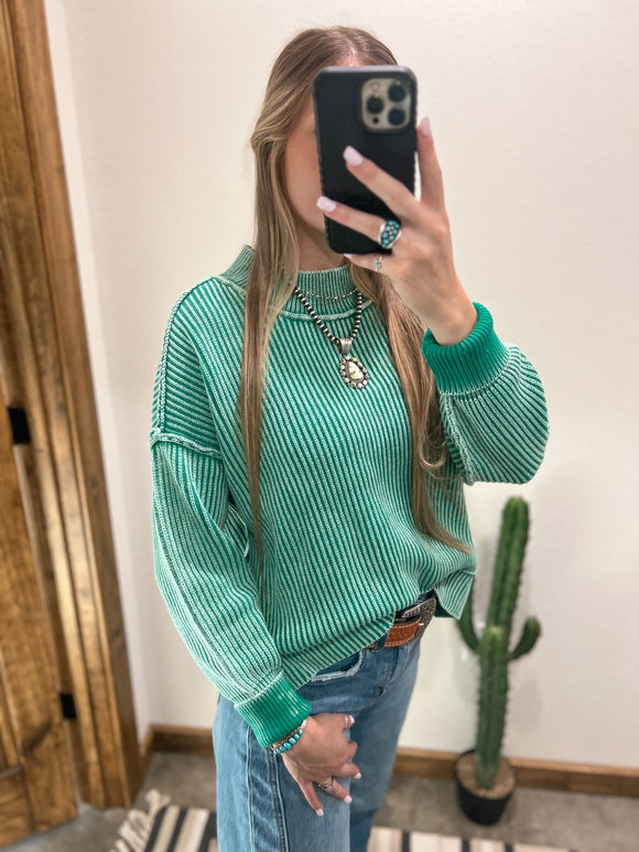 Lenna Oversized Sweater *Green