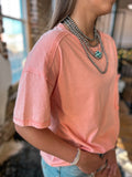 The Sydnee Top *Peach