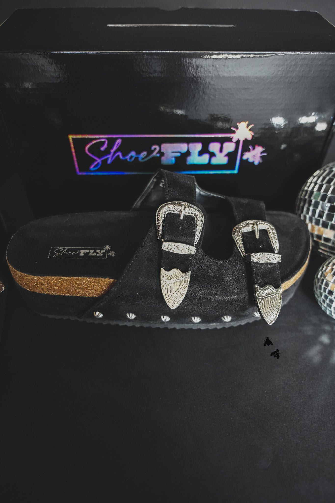 The Platinum Buckle Sandal *Lux