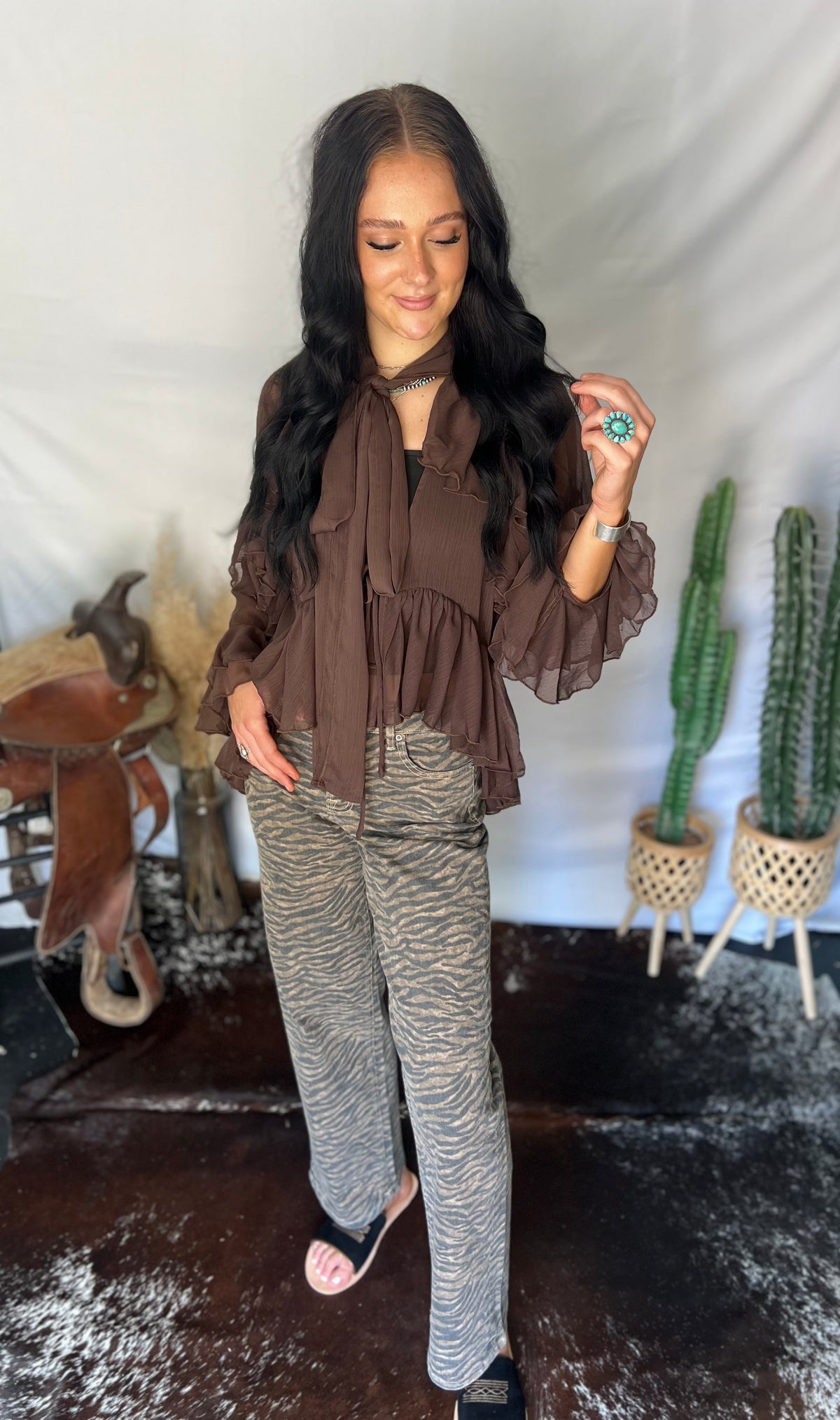The Wild Mare Top *Mocha