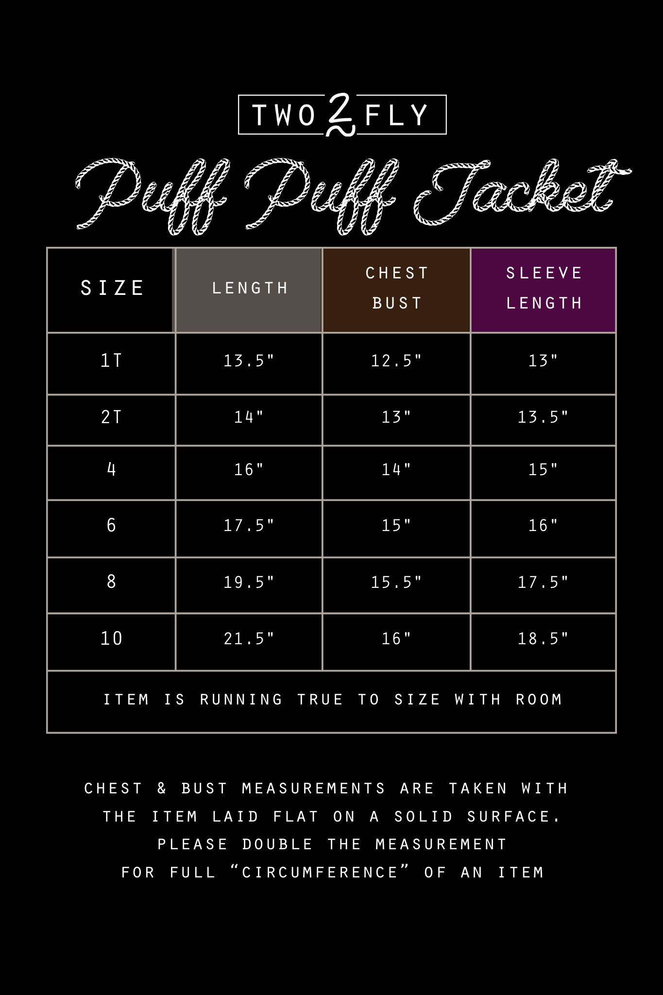 Puff Puff Jacket Kids