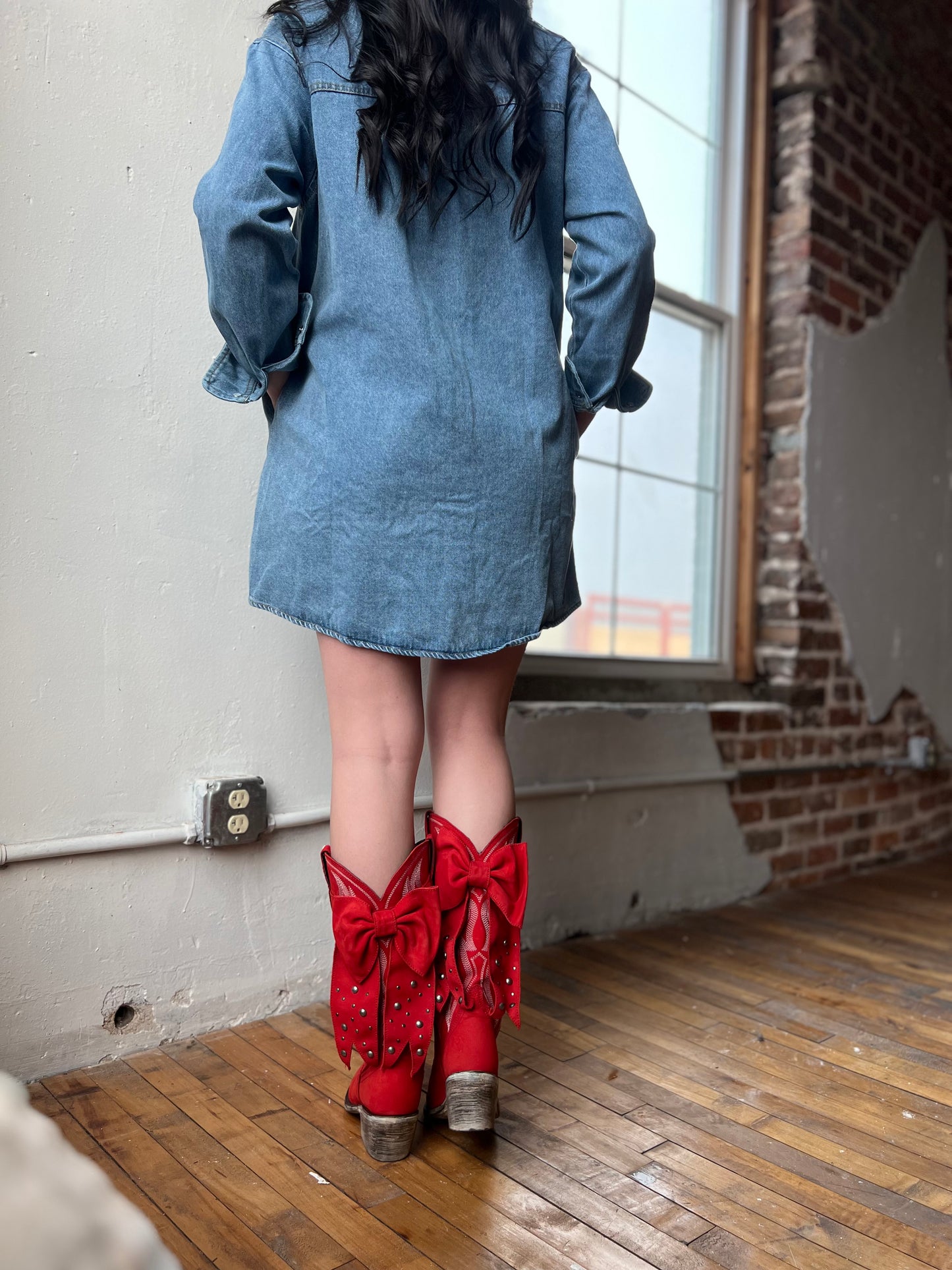 Bootstitch Denim Mini Dress