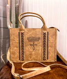 Boot Stitch Tote *Brown