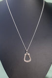 Sterling Silver Stirrup Necklace