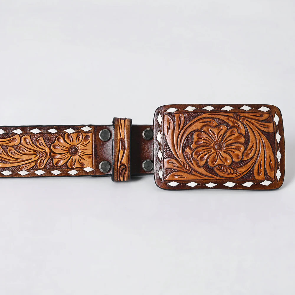 Classic Brown Leather Belt